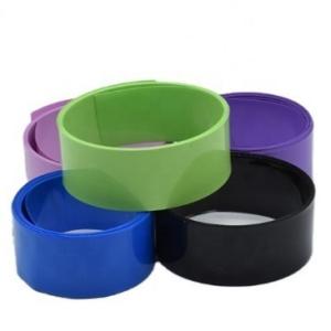 China PVC 0.2mm Heat Shrink Wrap Roll Purple Plastic For Battery wholesale