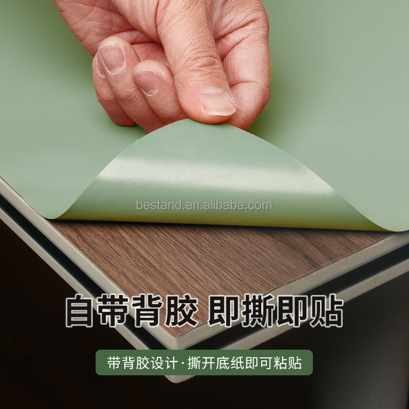 Green Self Adhesive Matt Foil Film Kitchen Cabinet Wallpaper Sticker Peel Off