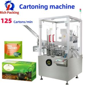 China Full Automatic 120L Vertical Sachet Tea Bag Cartoning Pack Machine wholesale