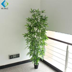 China Home Office Artificial Bonsai Tree , Isolation Aisle Decoration Fake Bamboo Plants wholesale