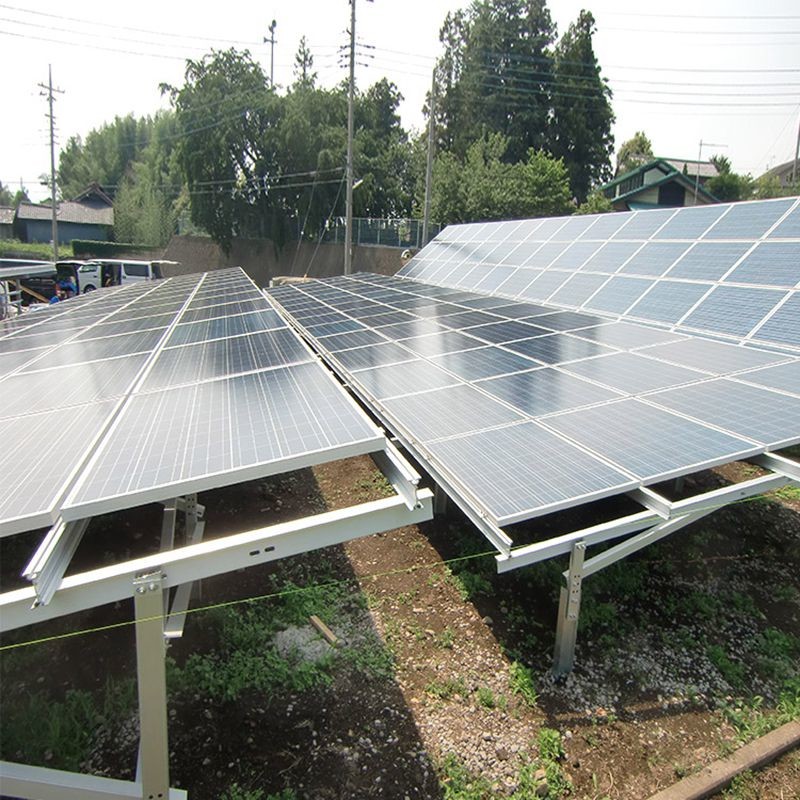 Chinese Aluminum Solar Panels Triangle Bracket Ground Pv Mounting System