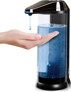 China FCC Battery Operated Sanitizer Dispenser 500ML Countertop Automatic wholesale