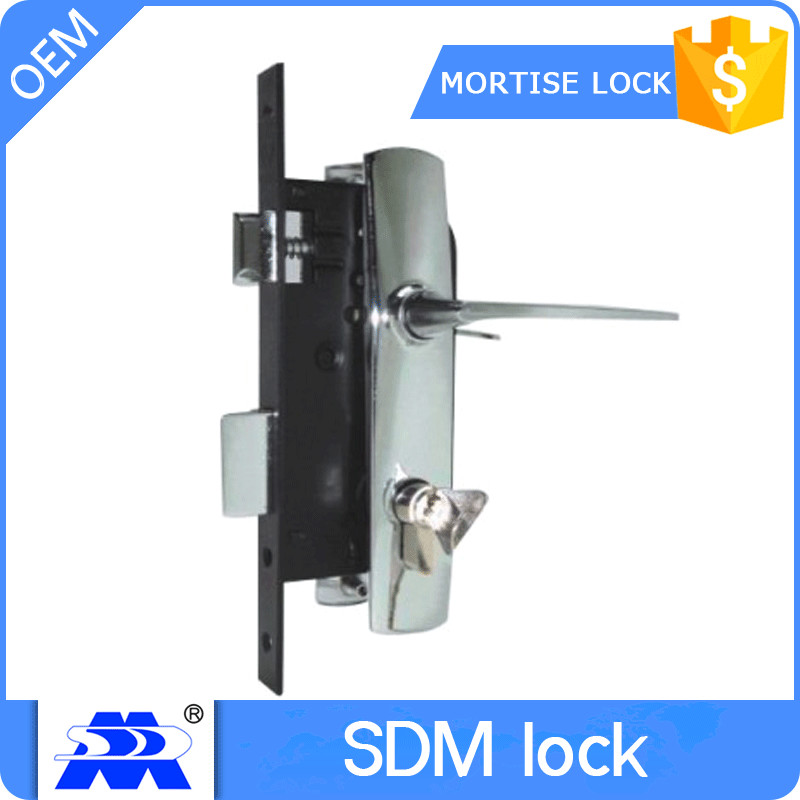 5inch French Door Mortise Lock 8945/9114 Silver Color Finishing