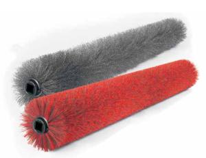 China Galvanized Spring Nylon Abrasive Mechanical Broom Sweeper Brush wholesale