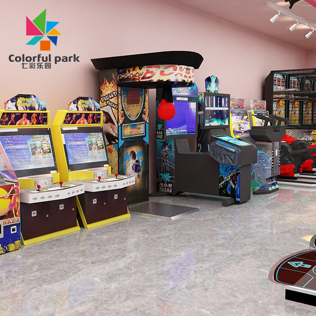 Indoor Playground VR Arcade Machine Self Service For Entertainment Center Quarter Pusher Machine