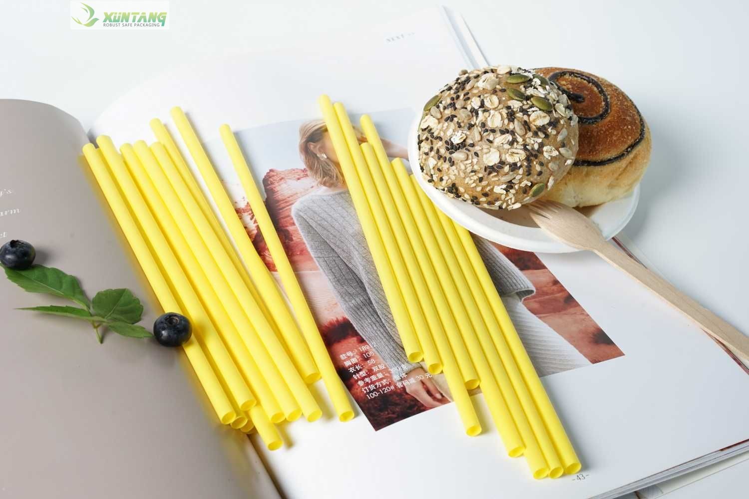 5x230mm Biodegradable PLA Straws