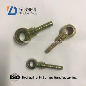 China Nipple Bsp Braided Hydraulic Crimp Fittings wholesale