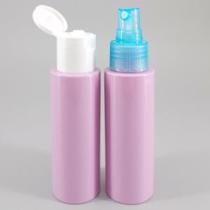 China Flip Cap Cylinder PET Plastic Perfume Spray Bottle 2.71oz 80ml wholesale