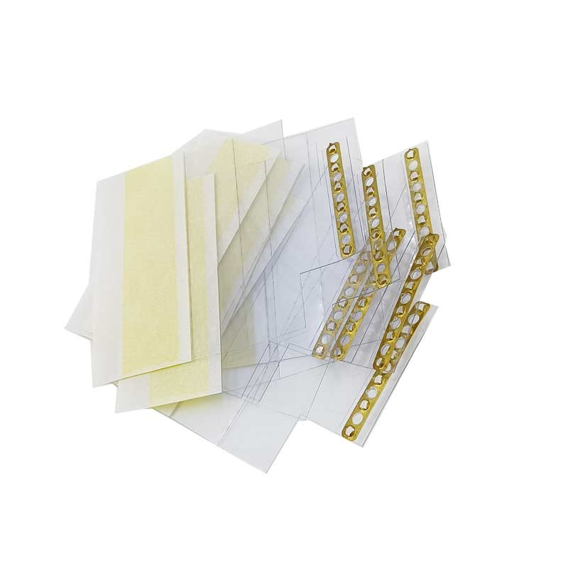 Yellow SMT Double Splice Tape With Copper Clip Buckle 8mm 12mm 16mm For Material Splicing