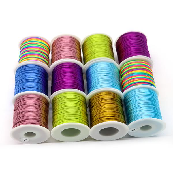 0.8/1.0/1.5/2mm Nylon Cord Thread for Braided Bracelets and Chinese Knot Macrame