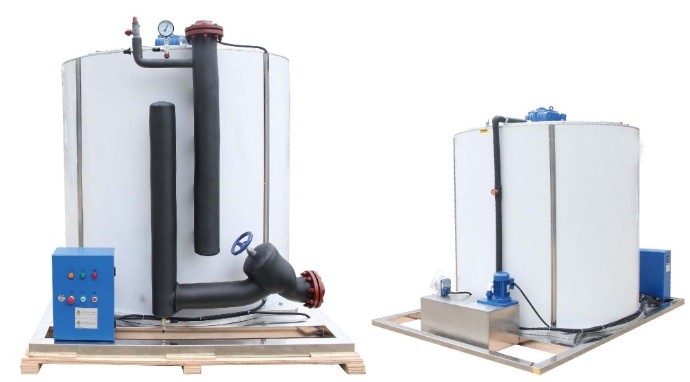 Factory Supply Ecoice 1.5ton Evaporator for Flake Ice Machine