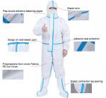 Anti Virus L 165cm White Disposable Overalls