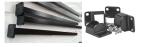 Customized Black Zinc Steel Metal Garrison Fence Panels Maintenance Free