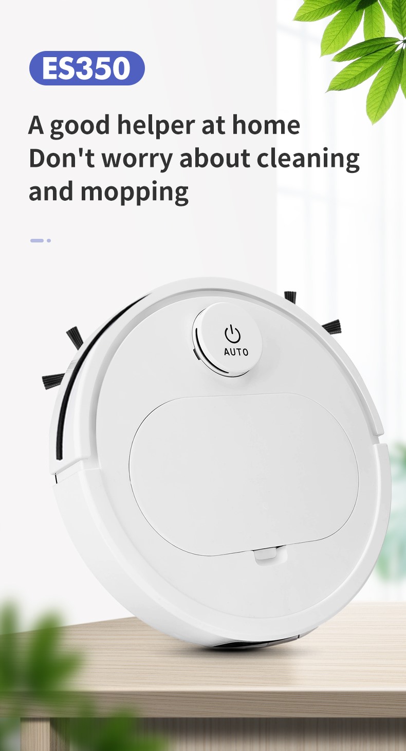 1000PA Vacuum Sweeping And Mopping Robot Intelligent Home Appliances
