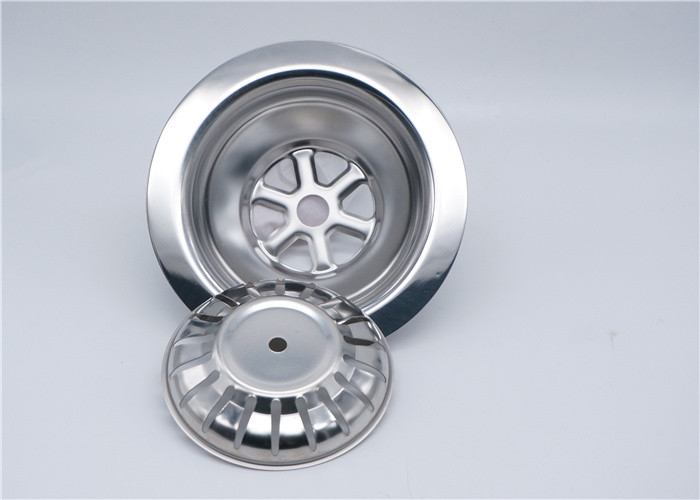 Metal Kitchen Sink Strainer Stopper , Kitchen Sink Drain Plug Anti - Oil