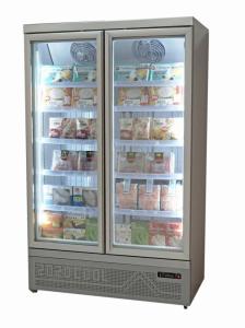 China 220V Upright Commercial Display Freezer Upright Display Bar Fridge With Glass Door wholesale