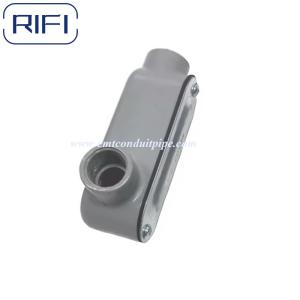 China Threaded LL/LR/LB/C/LT Type Connduit Body Aluminum Die Cast PVC Coated wholesale
