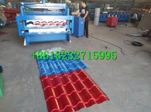 China Beautiful Colour Glazed Tile Roll Forming Machine For Steel Coil Making wholesale
