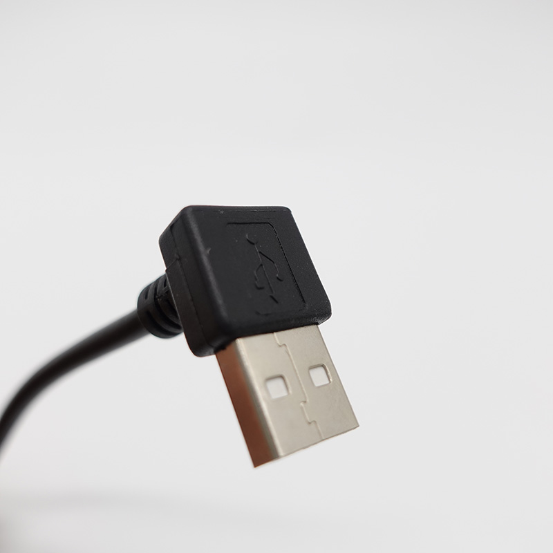 PVC USB Connector to Molex 5 Pin Wire Harness with Strain Relief and Braid Shielding