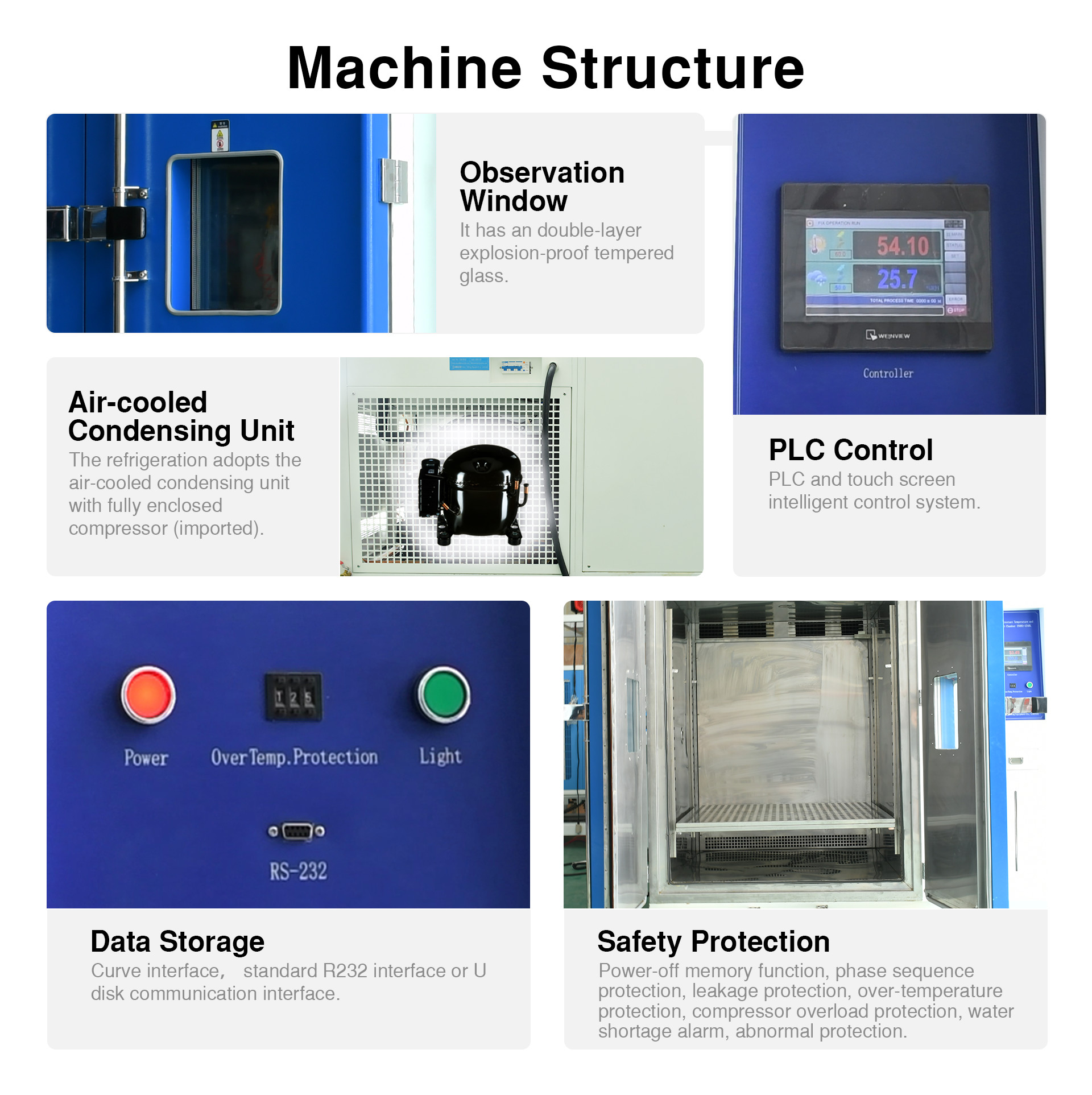 IEC 60068-2-78 Temperature and Humidity Cycling Test Chamber 1500L