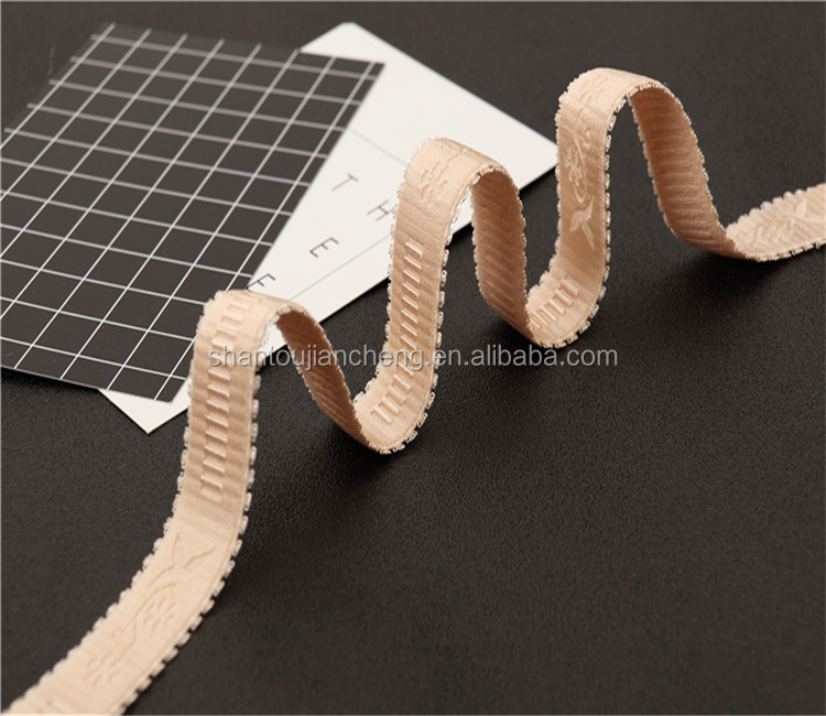 High Quality Bra Jacquard Straps Nylon Elastic Straps Customizable Sexy Bra Straps Webbing Garment Spandex / Nylon Bags