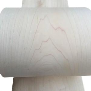 China ISO9001 Natural Solid Wood Veneer , Smooth Surface Maple Plywood Veneer wholesale