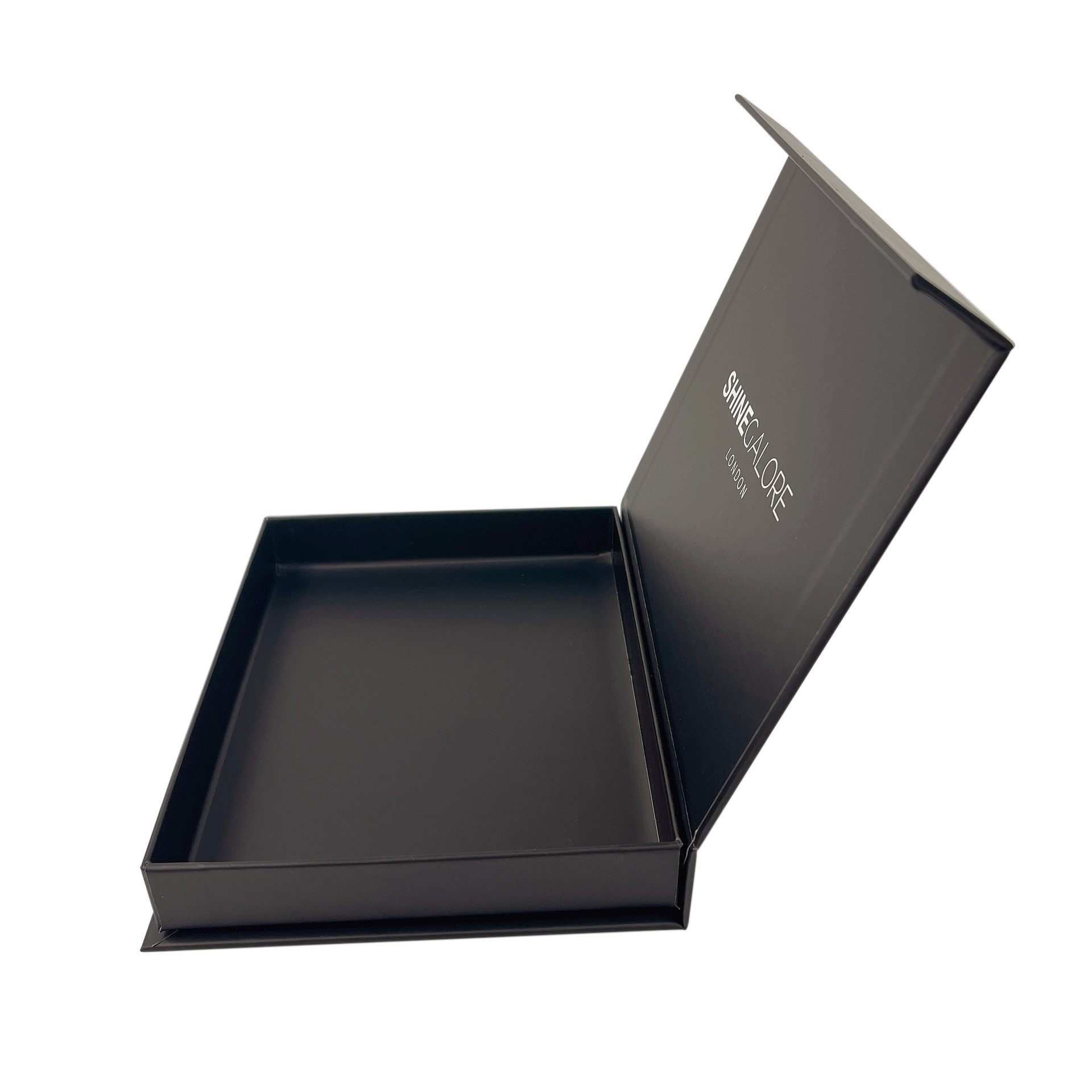 Black Large Magnetic Gift Box With Custom Logo And Size
