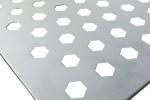 Hexagonal Hole 5mm Length 1.5m Perforated Aluminium Panels