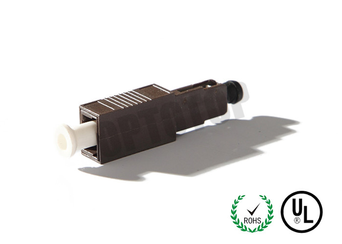 MU / PC Fiber Optic Attenuator 1310 / 1550 nm , High Return Loss Type