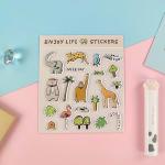 Three Dimension 3D Puffy Stickers Foamed Leather Puffy Paint Stickers