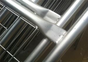 China Q235 Steel Materials Construction Fence Panels Safety Barricade Fence wholesale