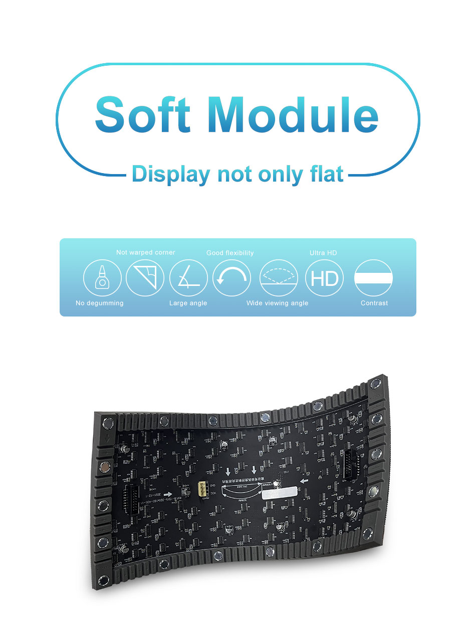Indoor 360 Degree Curved Round LED Display P1.86 Flexible LED Screen For Trade show