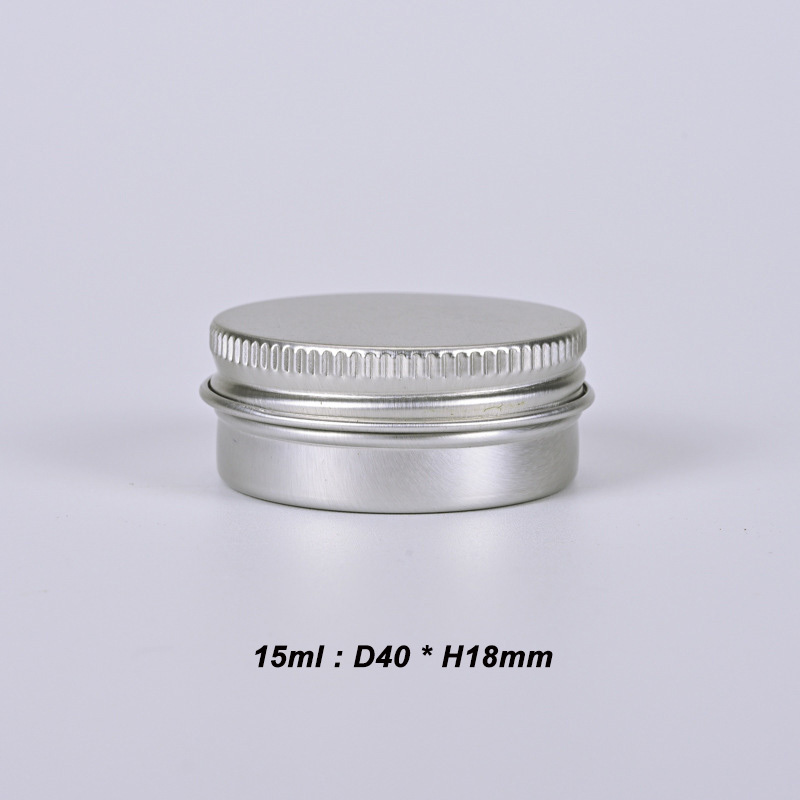Custom Black Aluminum Candle Tin Metal Case for Solid Scented Candle 6 oz With Lids Food Storage Box Industrial Food