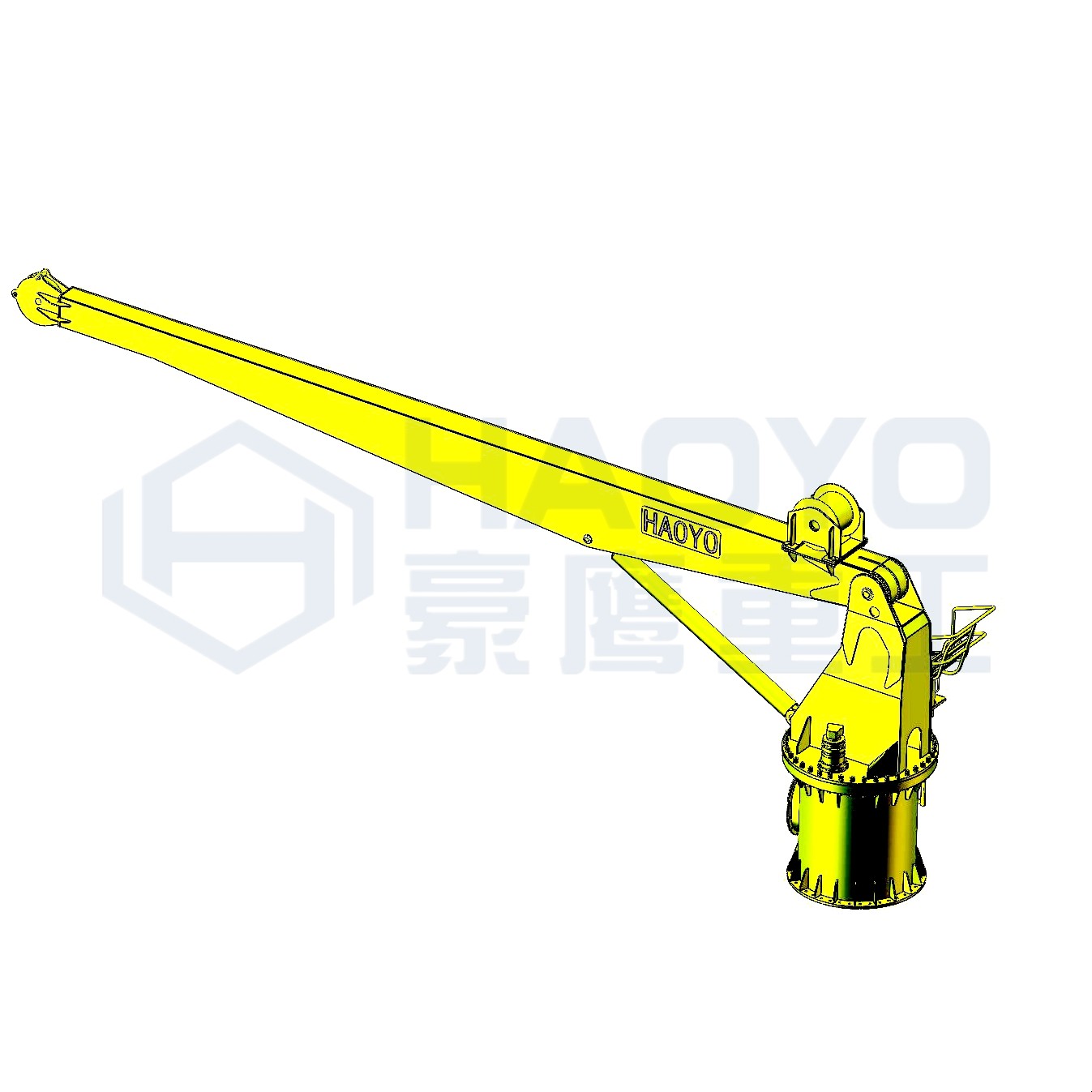 3ton 5ton 10 ton Offshore Pedestal Crane Marine Crane Supplier