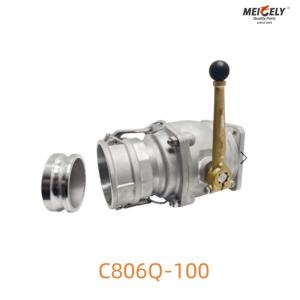 China C806Q-100 Durable Unloading Ball Valve For Heavy-Duty Tank Trucks wholesale