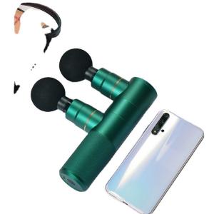 China 5 Speed 2 Head Smart Fascia Massage Gun Rechargeable Smart Fascia Massager wholesale