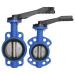 ANSI DIN compact Flange PN10 Wafer Butterfly Valve