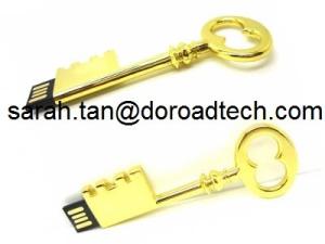 China Wholesale High Quality Real Capacity Metal Key USB Flash Drives wholesale