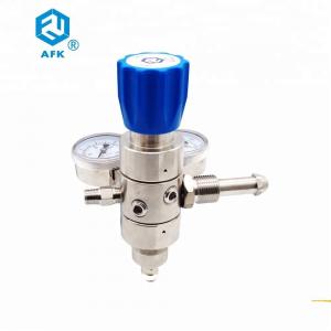 China Made in China dual stage argon gas pressure regulator with compression fittings wholesale