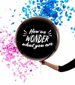 China CE Party 36&quot; Pink Blue Gender Reveal Confetti Balloon wholesale