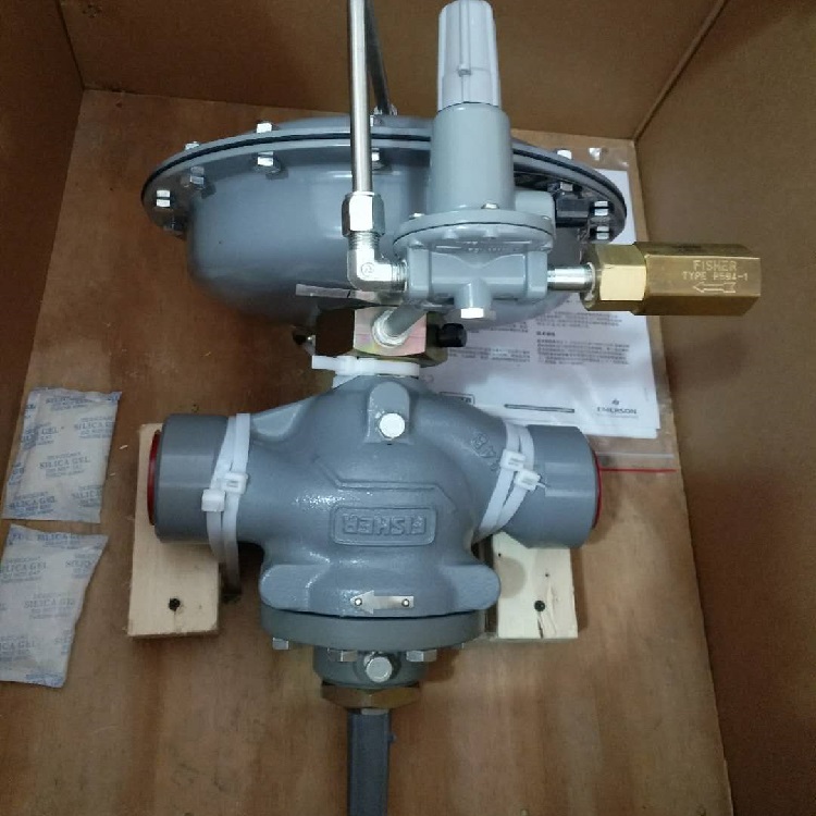 Fuel Gas Pressure Regulator Valve FISHER 95L For Pressure Regulating With Skid Mount Package