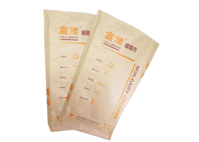 Heat Seal Kraft Paper Packaging Bag Food Grade White Brown For Synanthrin
