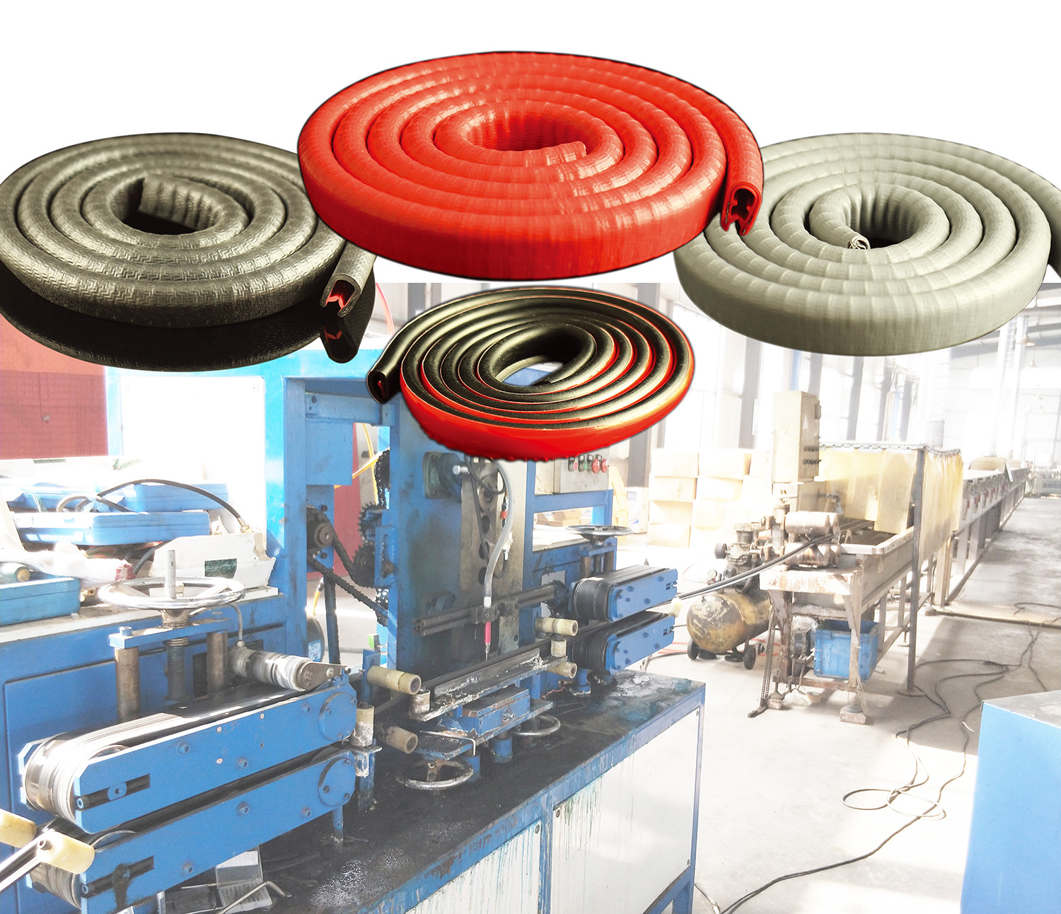 Silicone EPDM PVC TPV Or TPE Car Rubber Seal Noise Insulation Anti Dust Soundproof Sealing Car Door & Window Seal Strip