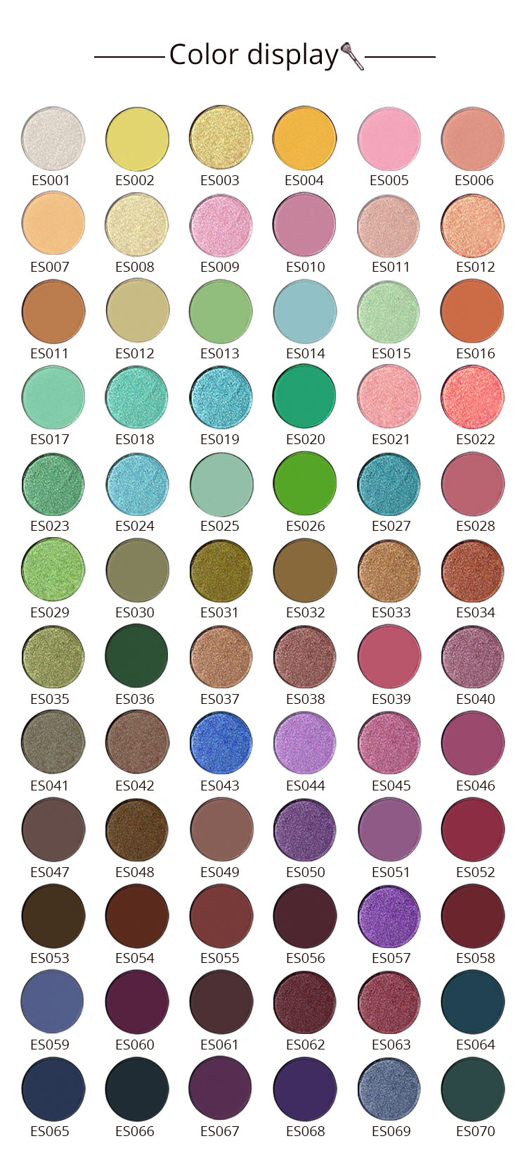 Waterproof Glitter Cream Eyeshadow Palette Smooth Powder ISO 22716