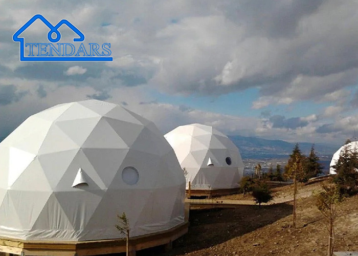 Commercial Hotel Luxury Geodesic Dome Tent For Outdoor Event Camping