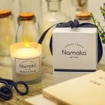 Embossed Logo Ribbon Cardboard Candle Subscription Box Luxury Gift Packaging
