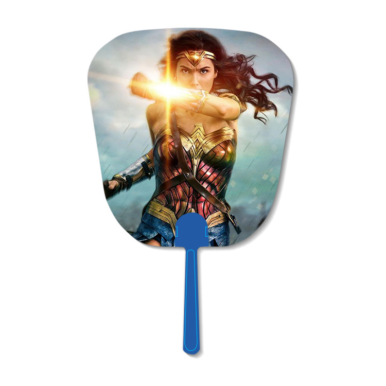 Promotional Hand Fans 3D Lenticular Printing Antistatic And Heat Resistant