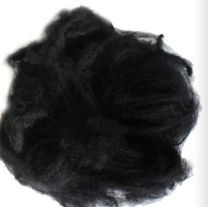 China Black Reliance Polyester Staple Fibre 1.2D X 38MM For Non - Woven Fabric wholesale