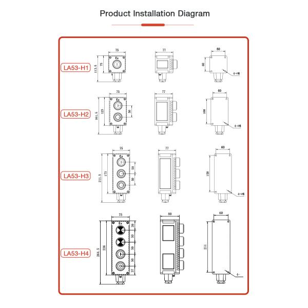 Customizable Explosion Proof Control Button ATEX IECEx Certified