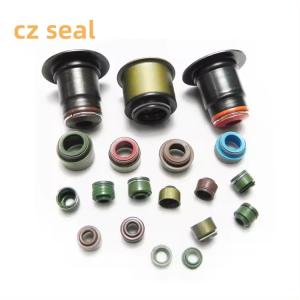 China Automotive Engine Stem Motorcycle FKM FPM Rubber Cylinder Head Valve Oil Seal Customized Color wholesale